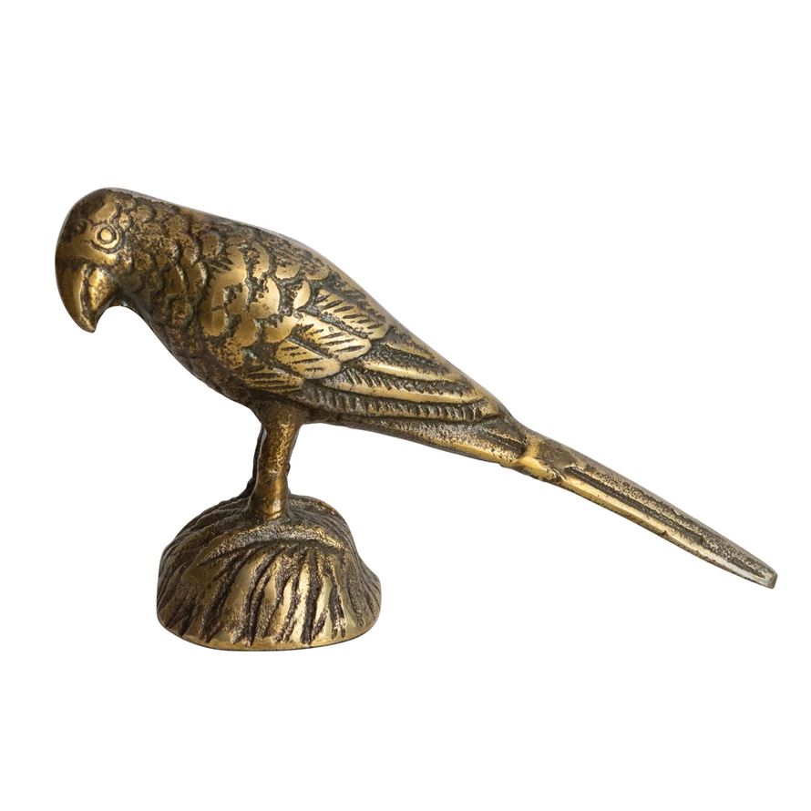 Bird Antique Gold Finish